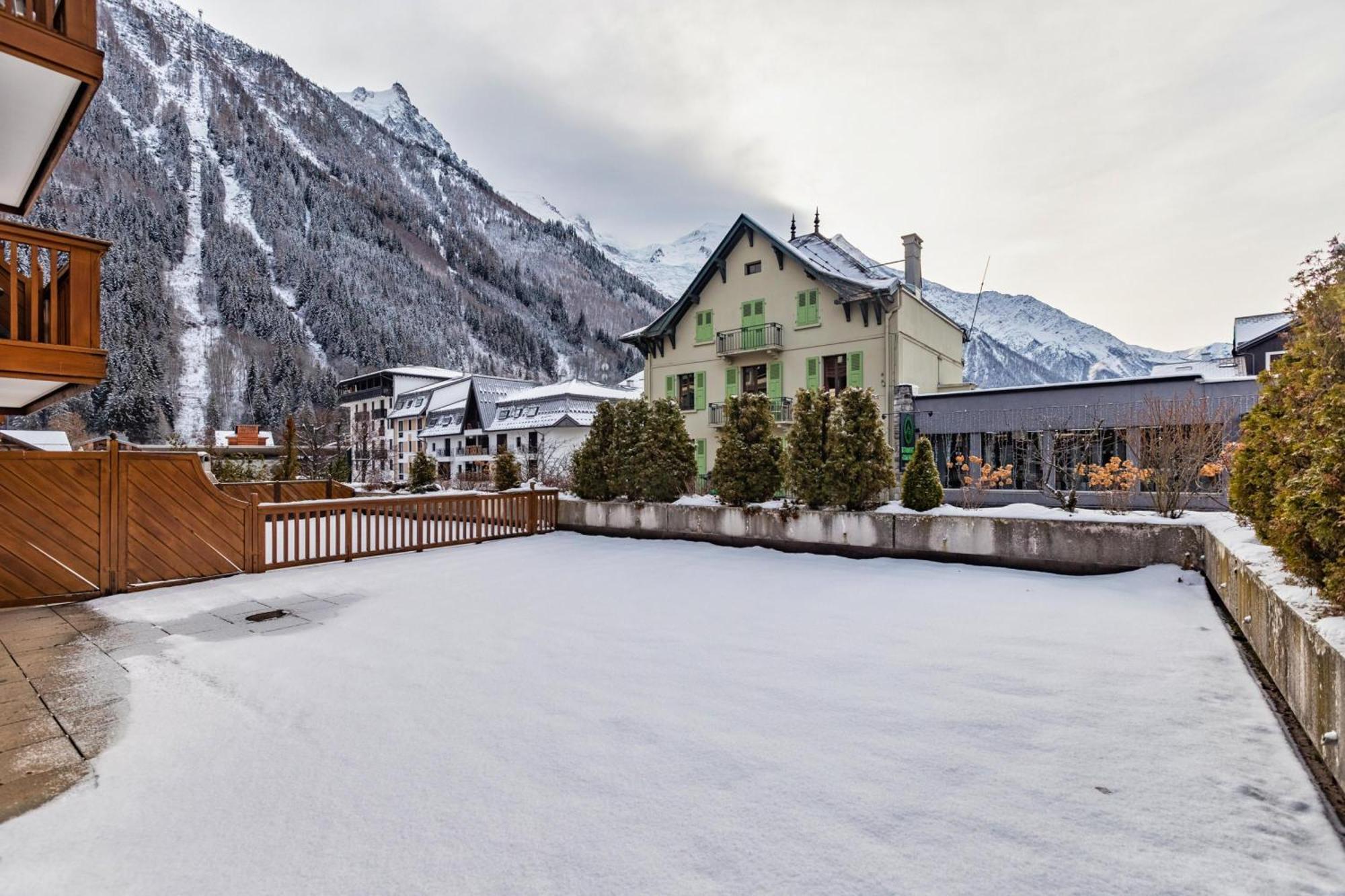 Duplex Aiguille Du Midi Large Terrasse - Happy Rentals Chamonix Exteriör bild