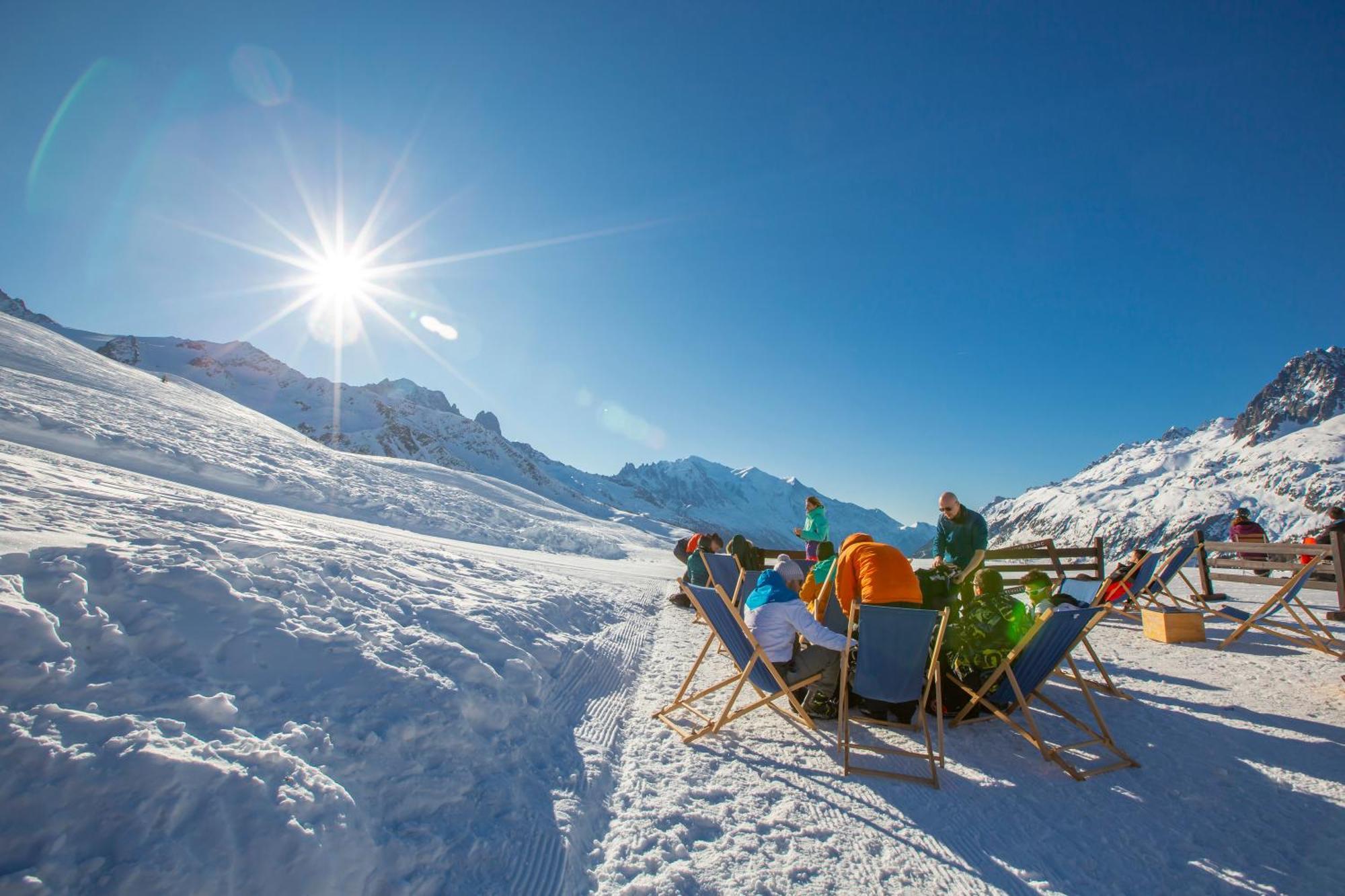 Duplex Aiguille Du Midi Large Terrasse - Happy Rentals Chamonix Exteriör bild